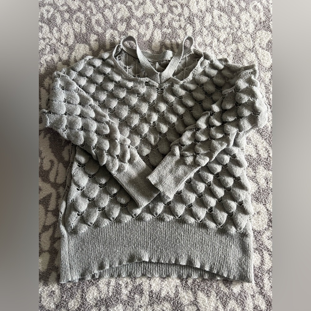 textured women's sweater
